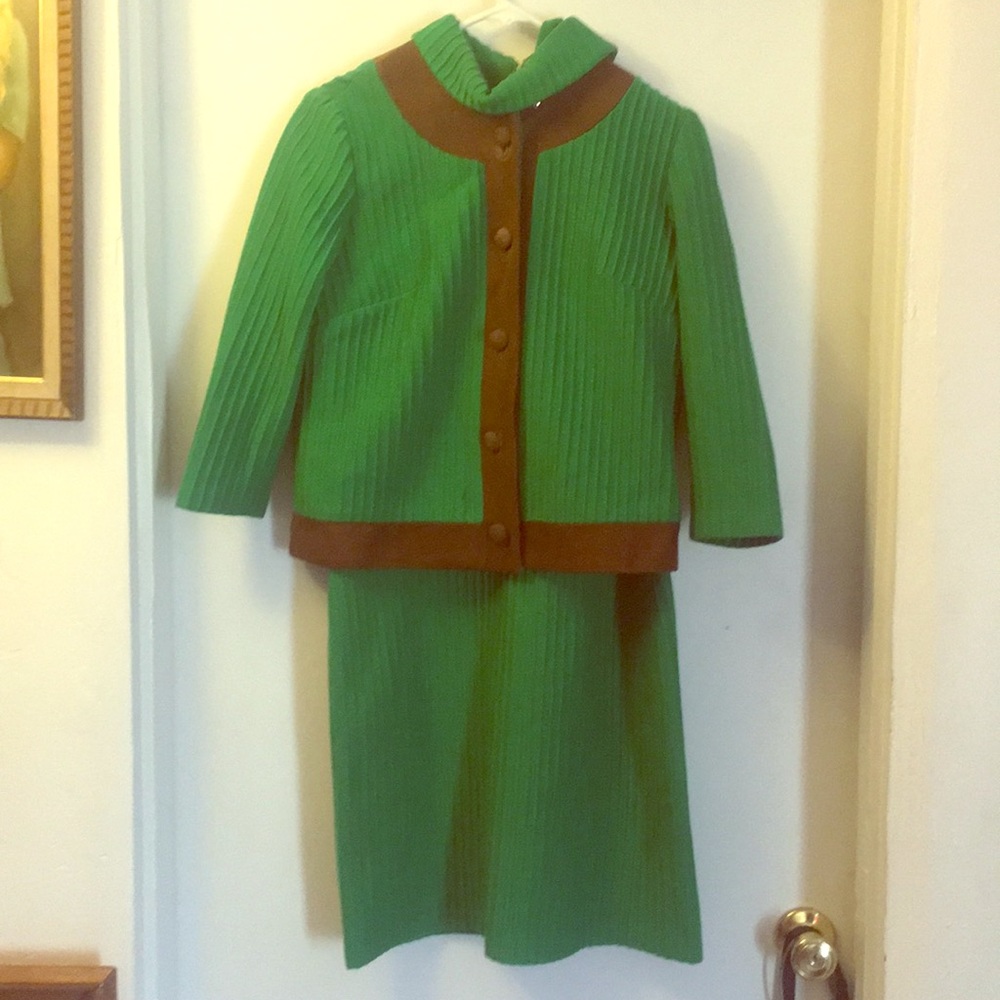 KELLY GREEN Mod vintage dress - mini jacket